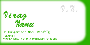 virag nanu business card